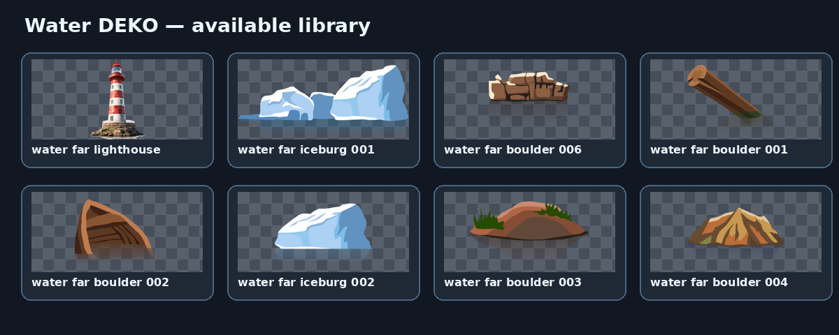 Water DEKO examples